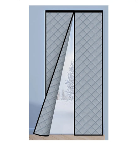 Thickened Magnetic Fly Screen Thermal Insulated Winter Door Curtain