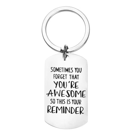 Inspirational Gifts Keychain Funny Keyring Thank You Appreciation Gift for Coworker Boss Teacher Encouragement Gifts