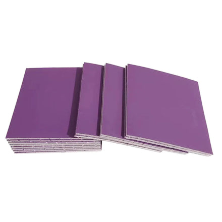 15pcs Purple 115*125mm Sponge Sandpaper 400 600 800 Grit Abrasive Pad for Car Paint Bumper Plastic Parts Polishing Dry Water OEM