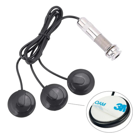 Universal Pickup Piezo 3 Transducer 6.35mm for Acoustic Guitar Ukulele