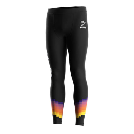 Mens Compression Pants for Martial Sports Ergonomic Fit High Stretch Fabric for Muscle Support Quick Dry Breathable Material