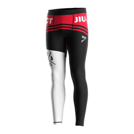 Mens Fight Spats Athletic Training Pants High Elasticity Moisture Wicking Fabric for Fight Sports Daily Practice Sessions
