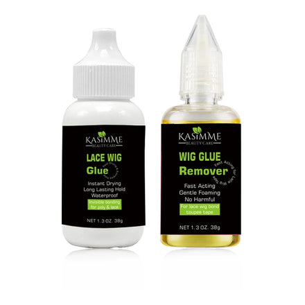 Natural Look No Latex Private Label Lace Glue Adhesive and Wig Lace Glue Remover No Latex Hair Lace Wig Glue