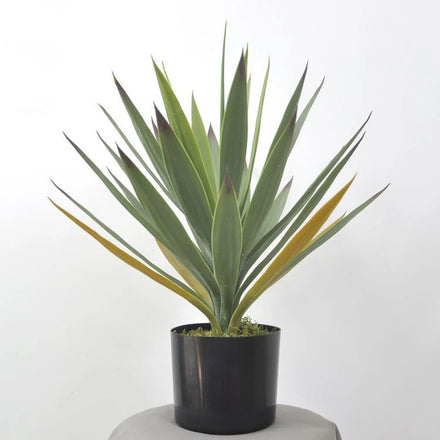 China Factory Nearly Natural for Indoor Outdoor Decoration Agave Artificial Agave Bonsai Plant