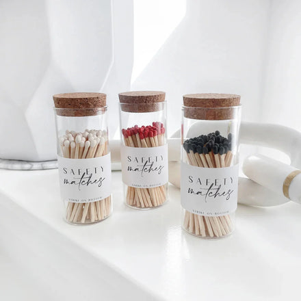Wholesale Eco-Friendly Classic Glass Matches in Bulk Custom Wooden Safety Matchsticks Luxury Bottle in Jar with Printing Logo