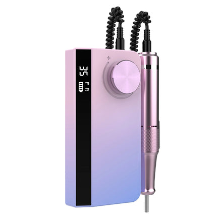 Beginner Nail Kit Professional Acrylic Desktop Luxury Cordless Electric Nail Drill 35000 Rpm Machine Rechargeable