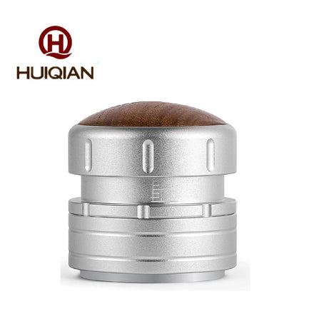 Professional Constant Pressure Espresso Tamper Stainless Steel Thread Base Silver Coffee Tamper