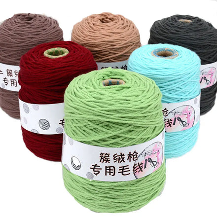 For Wholesale 400g 8-ply 100% Acrylic Anti-Static High Strength Tufting Gun Yarn OE Technics Dyed Knitting
