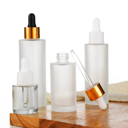 Wholesale 20ml 30ml 40ml 50ml 60ml 80ml 100ml Flat Shoulder Dropper Bottle