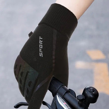 Custom logo Unisex Reflective Touchscreen Warm Gloves Riding Ski Fleece Gloves Winter Mountaineering Sports Gloves