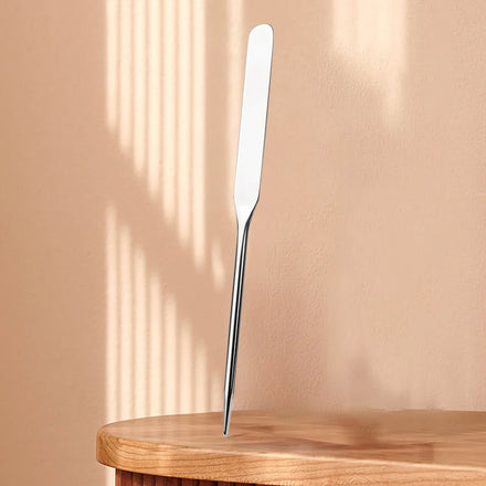 Hot Sale 420 Stainless Steel Makeup Spatula Foundation Mix Stirring Tool Rod Cosmetic Spatula