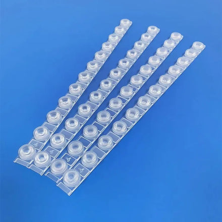 L295mm 12in1 Wall Washer Led Lens Module 15|25|40|20*50 Degree PC/PMMA Slim Linear Lens