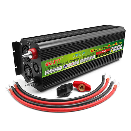 Factory Wholesale off Grid Inverter 24V 220V 3000W 1000W Full Power Modiflied Sine Wave Inverter 50HZ with Charger for Home Use