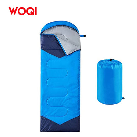 WOQI High Quality Polyester Fabric Silk Adult Ultralight Portable Outdoor Camping Fishing Sleeping Bag Wearable