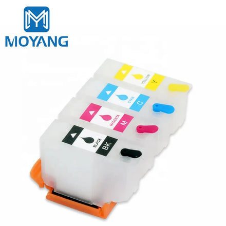 MoYang Refillable Ink Cartridge Compatible for EPSON IB06KA IB06CA IB06MA IB06YA PX-S5010 S5010 Printer Refill with ARC Chip