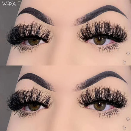 2026 Wholesale for 3D Mink Fur Vegan False Eyelashes Shandong Lashes Extra Long 25mm Dramatic Black Full Strip Eyelashes