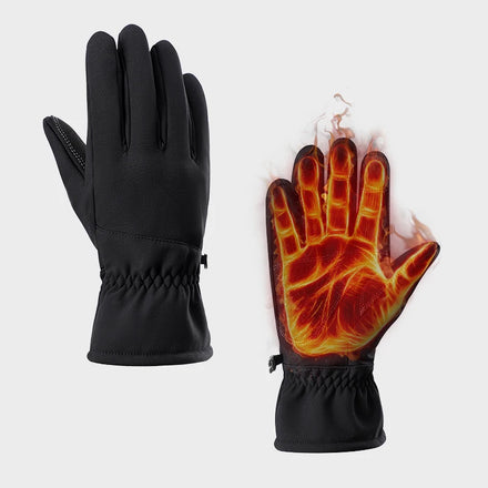 Customized logo Outdoor Thermal Touch Screen Windproof Man Snowboard Winter Waterproof Ski Gloves