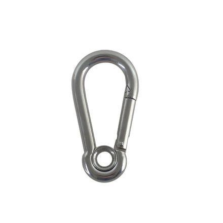 Marine Accessories Snap Shackle SUS304 Carabiner Hook with Eyelet for Mountain Climbing