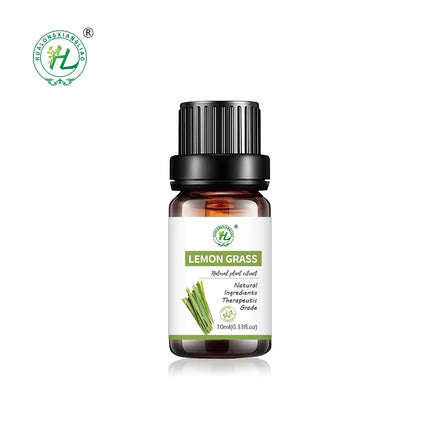 Lemongrass Essential Oil Organic for Home Fragrance - 100% Pure Natural Plant Extract Therapeutic Grade | Private Label 10mL