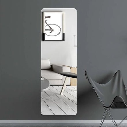 Acrylic Mirror Wall Adhesion Whole Body Self-adhesive Soft Mirror Bathroom Frameless Bathroom Mirror High Definition Wall Decor