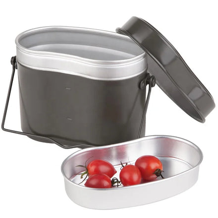 Wholesale Germany Style Aluminum Outdoor Camping Kitchen Mess Kit with Tin Canteens