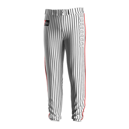 Design Sublimation Botton Stripe Pants Baseball Youth Wear Baseball Pants Men