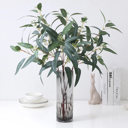 Q156 Hot Sale Artificial Plants Fruit Eucalyptus Leaves Home Wedding Decoration Wholesale Flower Decoration Accessories