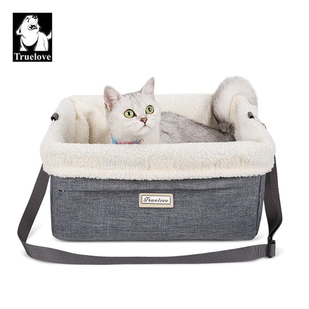 Truelove Convenient Vehicle Safety Pet Bag Carrier Foldable Nylon Basket for Dog Cat Easy Storage Washable Bed for Car Home Use
