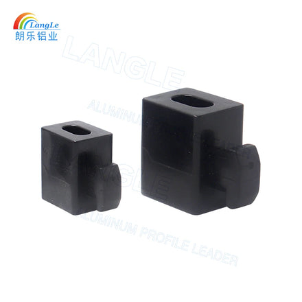 3030 4040 Aluminium T Slot Accessories Plastic Transparent Spacer Block Holder Glass Connection Multi Block
