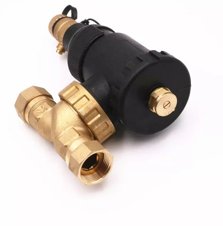 Wholesale Hydraulic Wall Hung Brass Magnetic Dirt Remover PP Material Boiler Central Heating Adjustable Relief Filter Valves 3/4