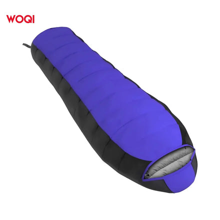 WOQI Lightweight Portable Mummy Waterproof Sleeping Bag for Backpacking Hiking and Camping