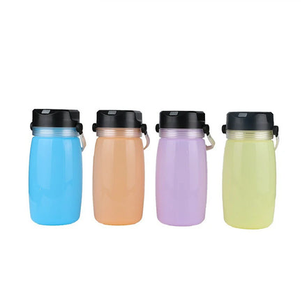 Outdoor emergency light bottle LED glowing water cup USB charging drift bottle wild camp lamp Solar luminous cup For Camping