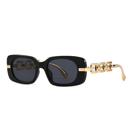 Latest Design Personalized Metal Chain Leg Women Sunglasses Luxury Fashion Colorful Shades Eye Sunglasses