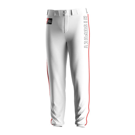 Wholesale Sublimation Botton Team Southland Baseball Pants 5Xl Team Wear White Baseball Pants
