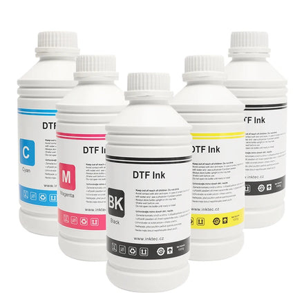 1L 1000 ML Textile Cmyk White Pigment Ink DTF PET Ink for Epson Xp600 1390 4720 I3200 Print Head
