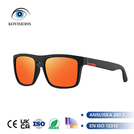 Polarized Sports Sunglasses for Driving and Cycling with UV400 Protection and Lightweight PC Frame for Outdoor Racing KV-S113