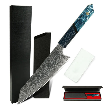 Japanese Carbon Chefs Knife Damascus Kitchen Knife Japanese Knife Damascus