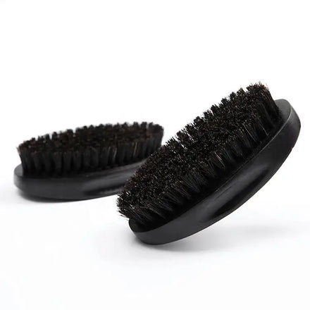 Popular Natural Wooden & Boar Bristle Black Beard Brush Square Cushion with Boar Bristle for Home Use Salon Wholesale Promotion