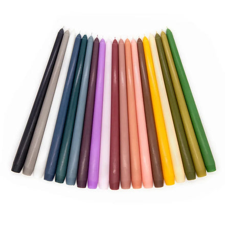 35 Custom Smokeless Unscented Long Pole Pillar Candle 4-Piece Set; Paraffin Wax Blend for Weddings Christmas Parties