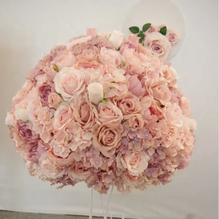 Customized Size Wedding Party Decoration Centerpiece Flower Garland Artificial Flower Ball for Wedding Arrangement