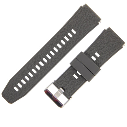 Boband 20mm 22mm Silicone Leather Grain Watch Strap for Garmin for Universal Replacement Smart Sport Watch Band