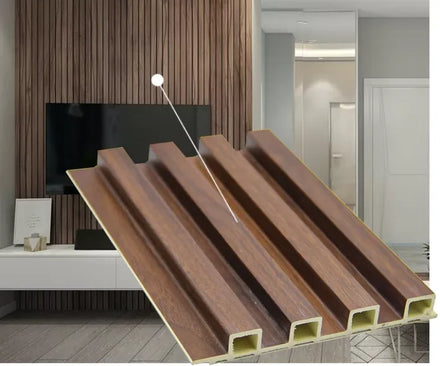 Eco-Friendly Durable Solid WPC Waterproof Fireproof Wall Panel for Outdoor & Interior Use 12 Colors Available 5+ Year Warranty