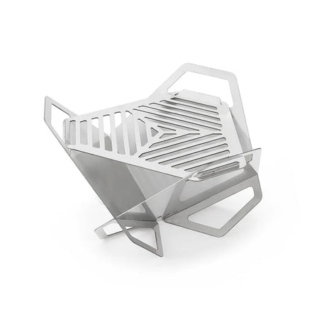 IRONDOENKY Picnic BBQ Removable Card Oven Heating Stove Portable Outdoor Firewood Stove
