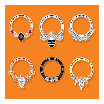Cakes Sexy 14k Gold Indian Surgical Steel Dangling Septum Nose Rings Hoops for Women Design Stud Stainless Steel