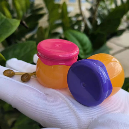M016 Luxury Sweet Cosmetics Packaging Containers Jar Lip Body Butter Plastic Cosmetic Cream Jars