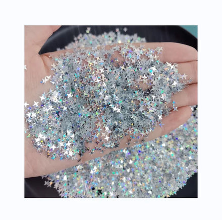 Nail Art Glitter Four-pointed Star Sequins Nail Art Charms Shiny Polish Manicure Luxury Parts