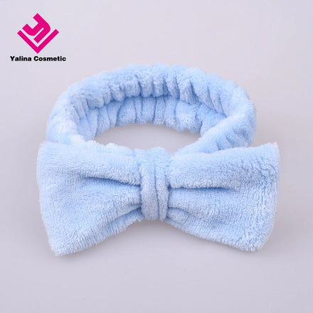 Microfiber butterfly Headband Washing Spa Yoga Exercise Shower Face Adjustable Hair Band
