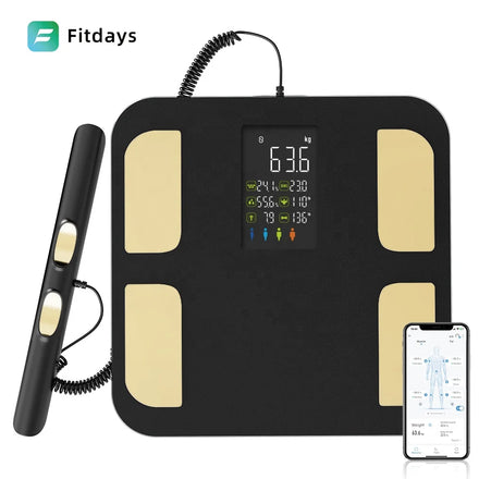 Welland 8-Point Digital Body Fat Scale with Smart BMI Health Monitoring -Battery Powered