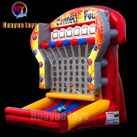 Basket Shoot Four Puissance Connect 4 Inflatable Basketball Sport Games Inflatable Basketball Connect 3 Carnival Game for Party