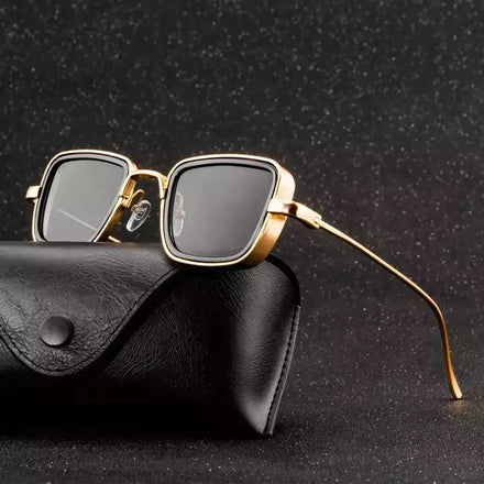 2026 Fashion Custom Designer Eyeglass Newest Man and Women Metal Square Steampunk Sunglasses